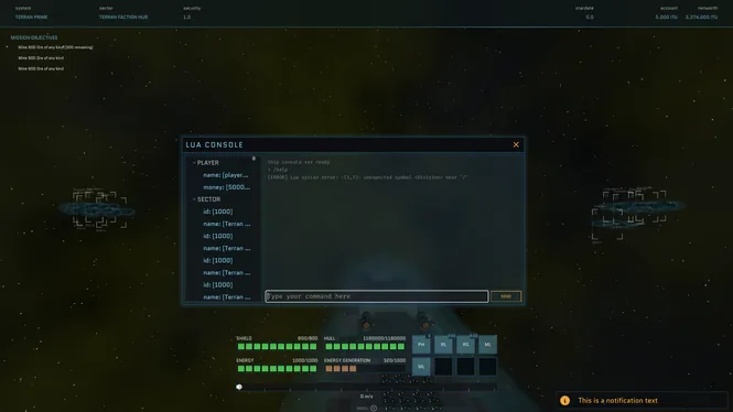 Auto-Astra Lua console